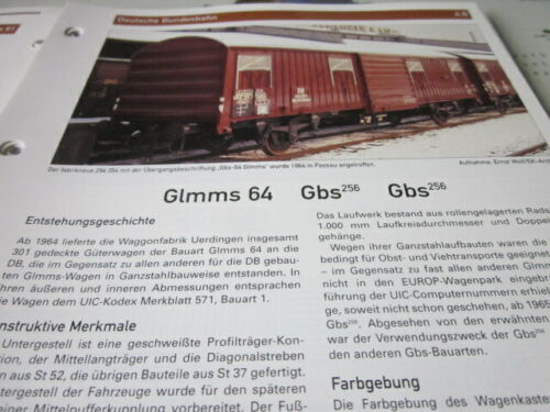 Reisezug- und Güterwagen 4.6 Glmms 64 2S, DB