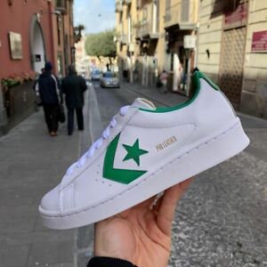 converse bianche pelle uomo quando