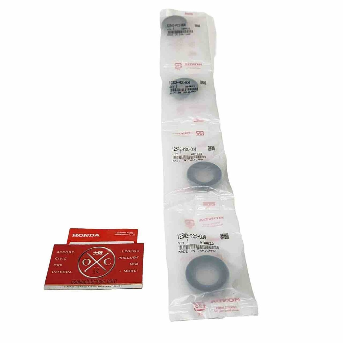 4X Genuine OEM 00-09 Honda S2000 Spark Plug Tube Seal Set AP1 AP2