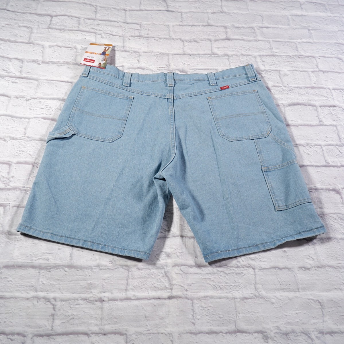 NWT Wrangler Five Star Light Wash Denim Mens Carpenter