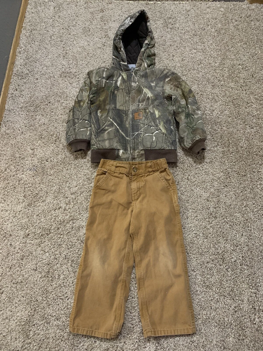 Kid Carhartt Pants And Jacket 137006 4 Years