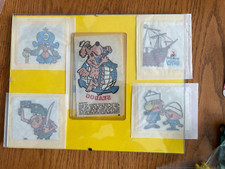 Cereal Premium Cap'n Captain Crunch Iron-On Transfers LaFoote Guppy Sea Dog x5