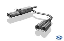 Fox Duplex Auspuff Sportauspuff Sportendschalldämpfer für Opel Corsa B 1,6l