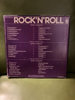 THE BEATLES & JOHN LENNON- ROCK 'N' ROLL- 3LP VINYL BOX SET