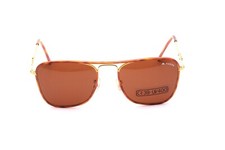 Sonnenbrille Metall Unisex KAPPA Italien Gold mit braunem Windsor &Uuml;berzug  D16