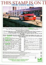 Mercedes-Benz '190E' (Village Body Styling) Car ADVERT : c1988 Print Ad 705/02