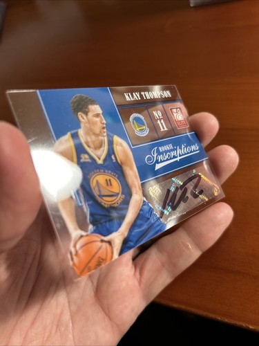 2012-13 Panini Elite Rookie Inscriptions #80 Klay Thompson Warriors RC AUTO - Picture 5 of 5