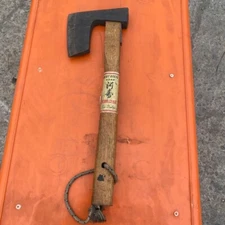 Vintage Woodworking tool Camp Outdoor Axe Made by Japanese blacksmith #54