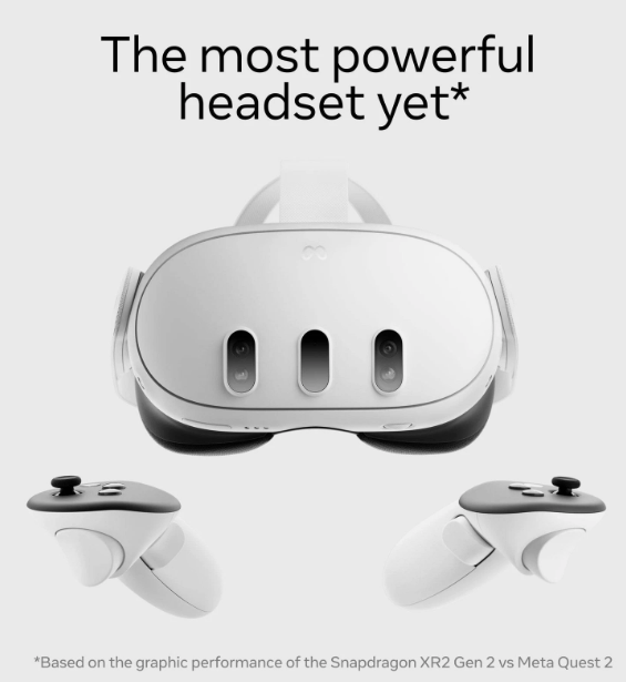Meta Quest 3 512GB VR Headset - White for sale online | eBay