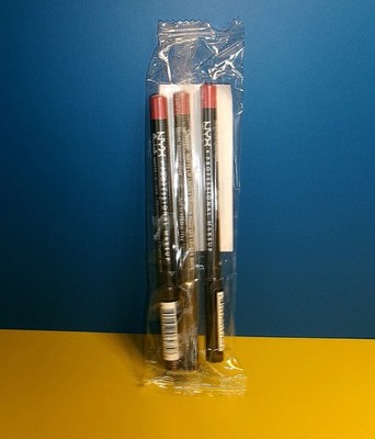 Lot 3 SEALED ~ NYX   Suede Matte Lip Liner   ~ Whipped Caviar   SMLL25