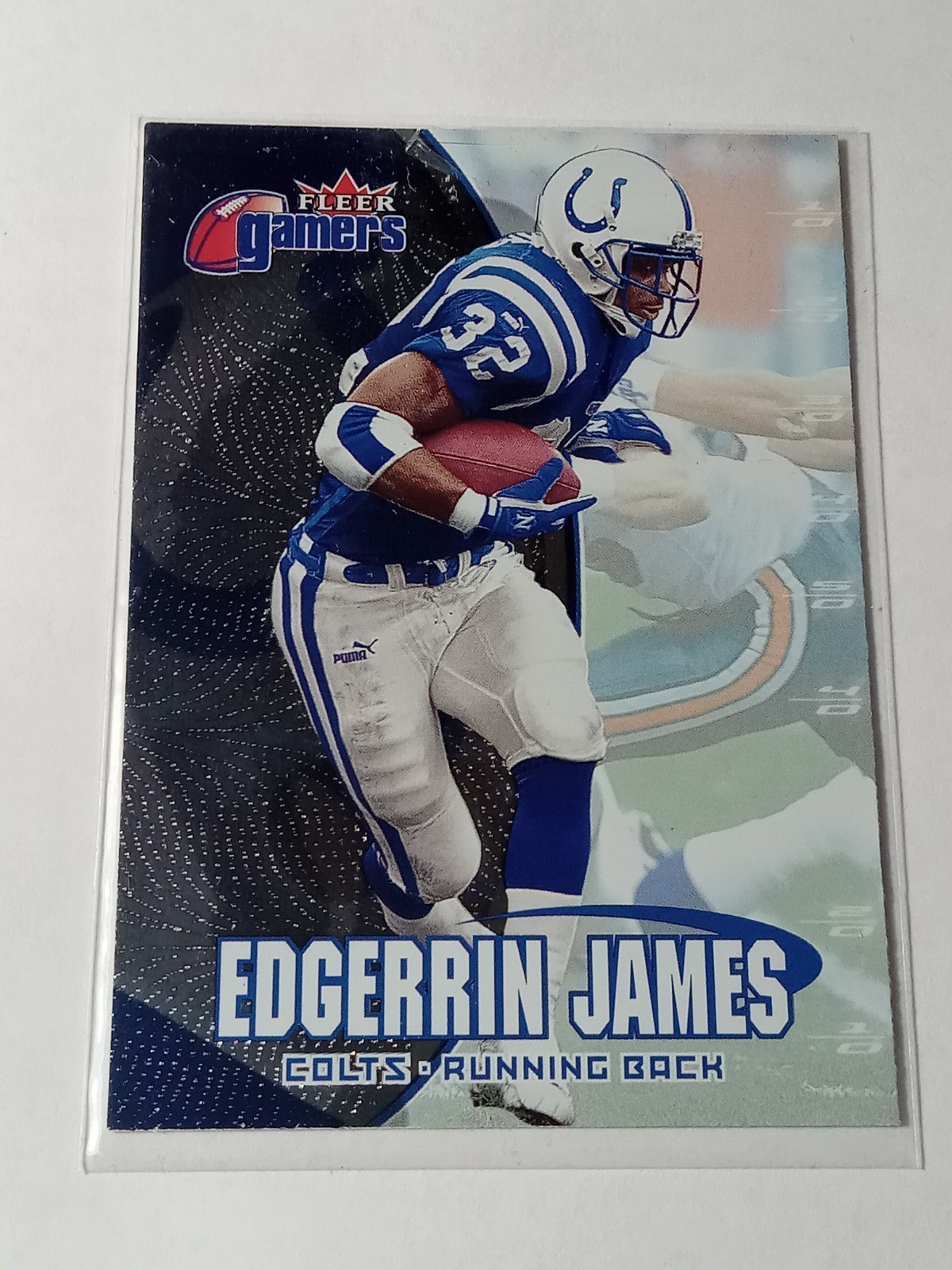 2000 Fleer Gamers Edgerrin James #1 