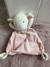 Beauty Baby Müller Schaf rosa Schmusetuch Kuscheltuch NEUwertig