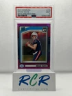 2024 Panini Donruss - Rated Rookie Drake Maye #379 Optic Preview Pink Prizm (RC)