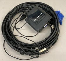 IOGEAR 4-Port USB KVM Switch with Cables and Remote GCS24U, Black