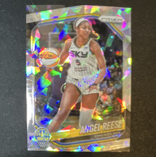 Panini Prizm WNBA 2025 Angel Reese cracked ice #92 Basketball Card