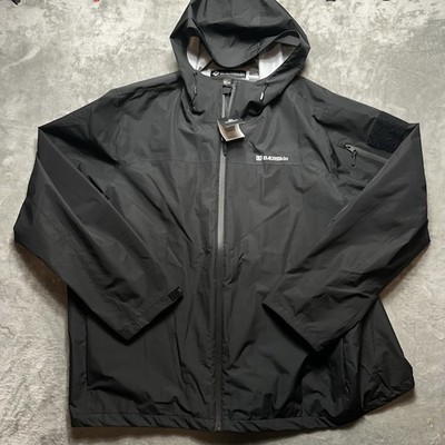 NWT Baerskin Jacket Mens 3XL Black Tactical Rain Hooded