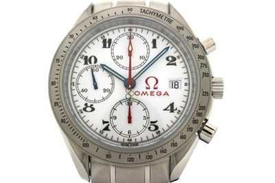OMEGA Speedmaster Date Olympic 323.10.40.40.04.001 Herren-Uhr Aus Japan G0522