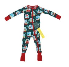 Little Sleepies Pajama One-Piece Toddler 2XS Disney Pixar Snow Globes Zippy