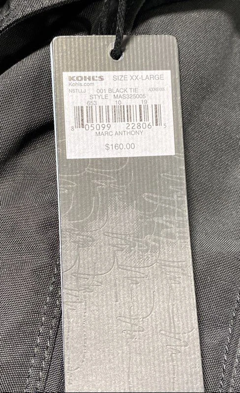 Marc Anthony 男式黑色纯色外套夹克尺寸 XXL 休闲轻便 — 第 4/4 张图片