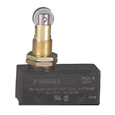 Omron Z-15Gq22 Snap Action Switch, Panel Mount, Plunger, Roller Actuator, Spdt,