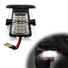 LED License Plate Light, License Plate Light Lens, 6500K White Compatible wit...