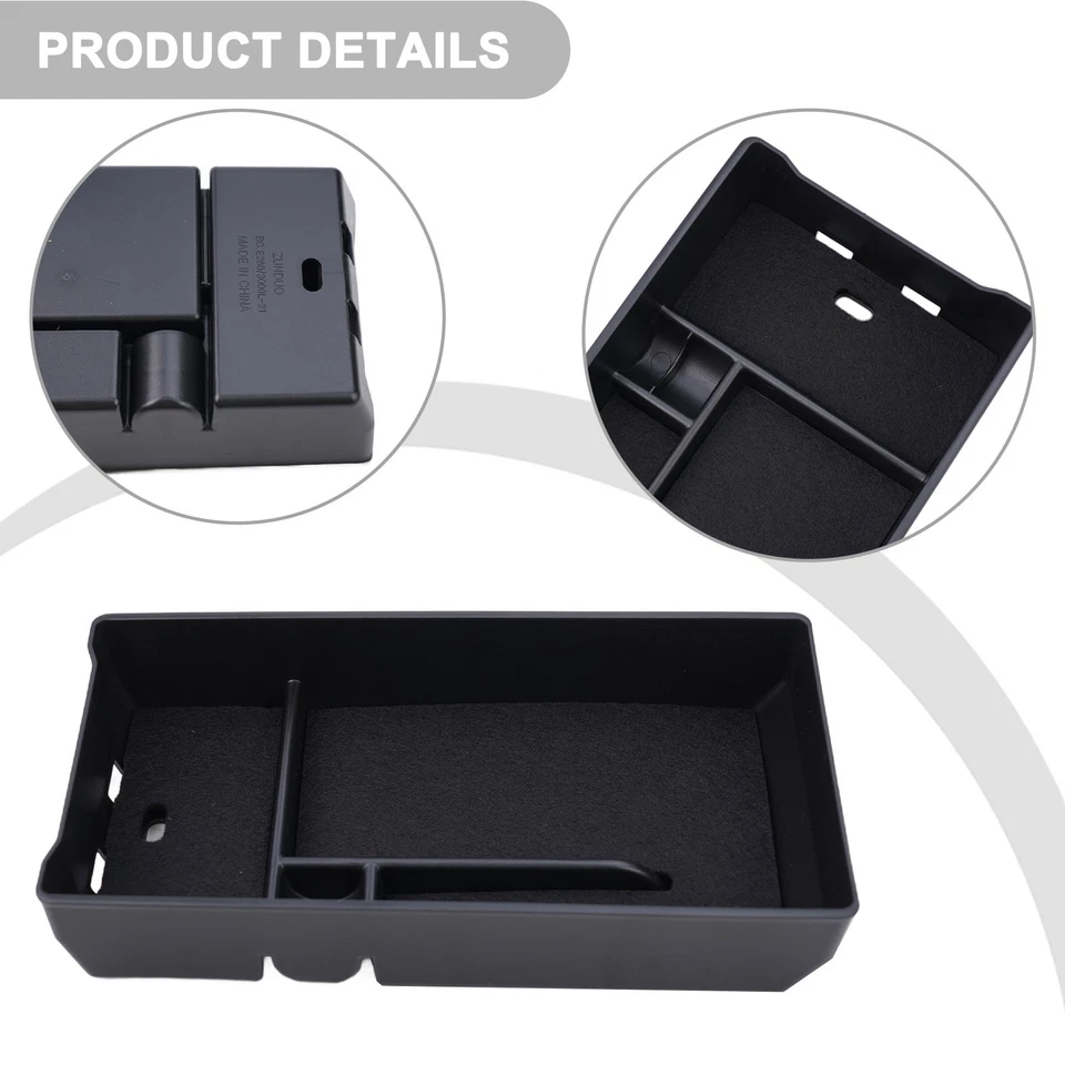 Armrest Storage Box Tray Car Accessories Center Console Central Organizer - Image 4 of 4
