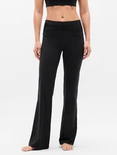 Athleta AUTH 100% Transcend High Rise Fold Over Flare Legging - Sale US 50%