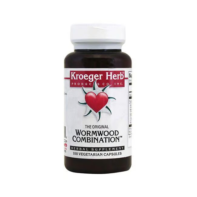 Kroeger Herb Wormwood Комбинация 100 растительных капсул