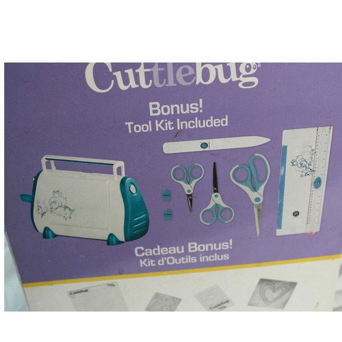 Cuttlebug Die Cutter & Embosser Bonus Tool Kit Included Scrapbooking Crafts NEW - Picture 10 of 13