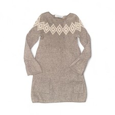 J. DAVIDSSON lambswool Blend babydoll Tunic sweater Dress Size Small