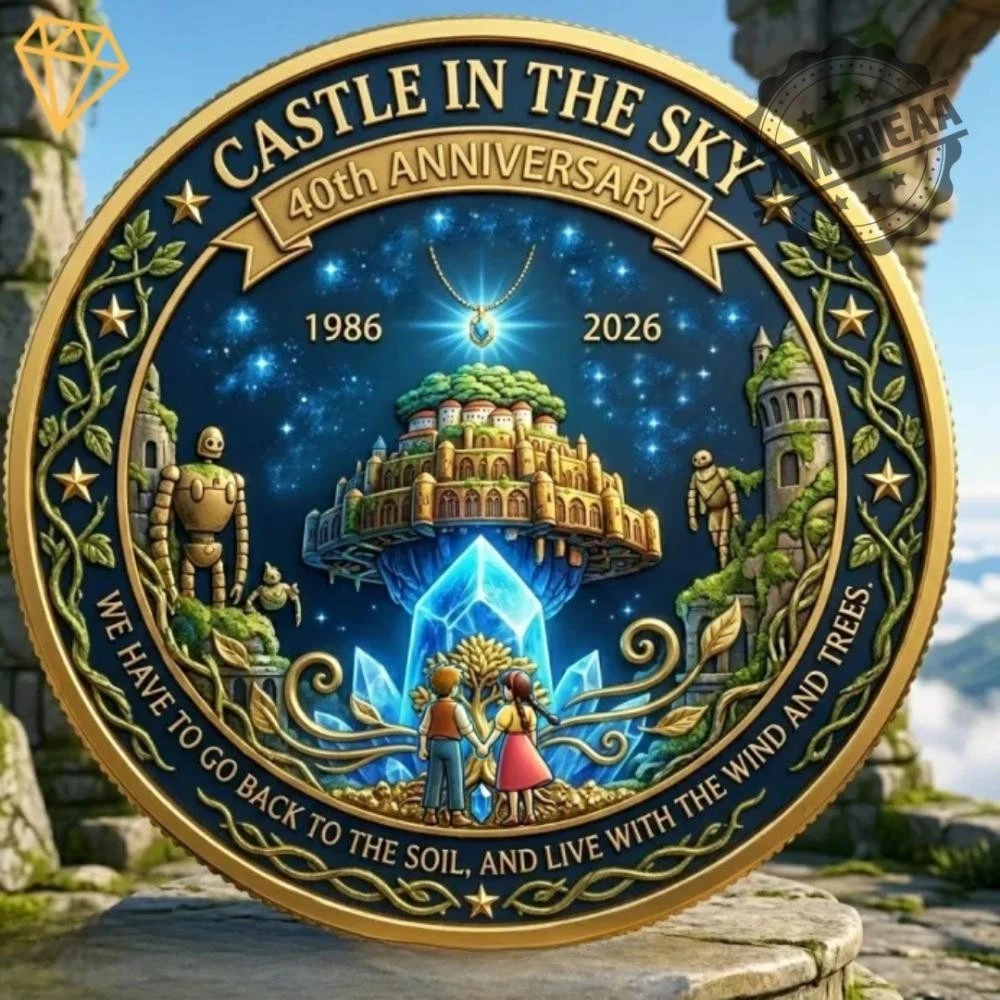 Legend Of Zelda Castle In The Sky 40Th Anniversary Coin
