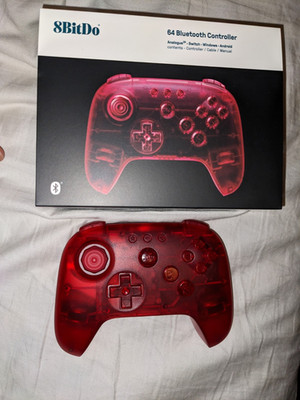 8BitDo N64 Controller Watermelon Funtastic NEW open box Analogue 3D