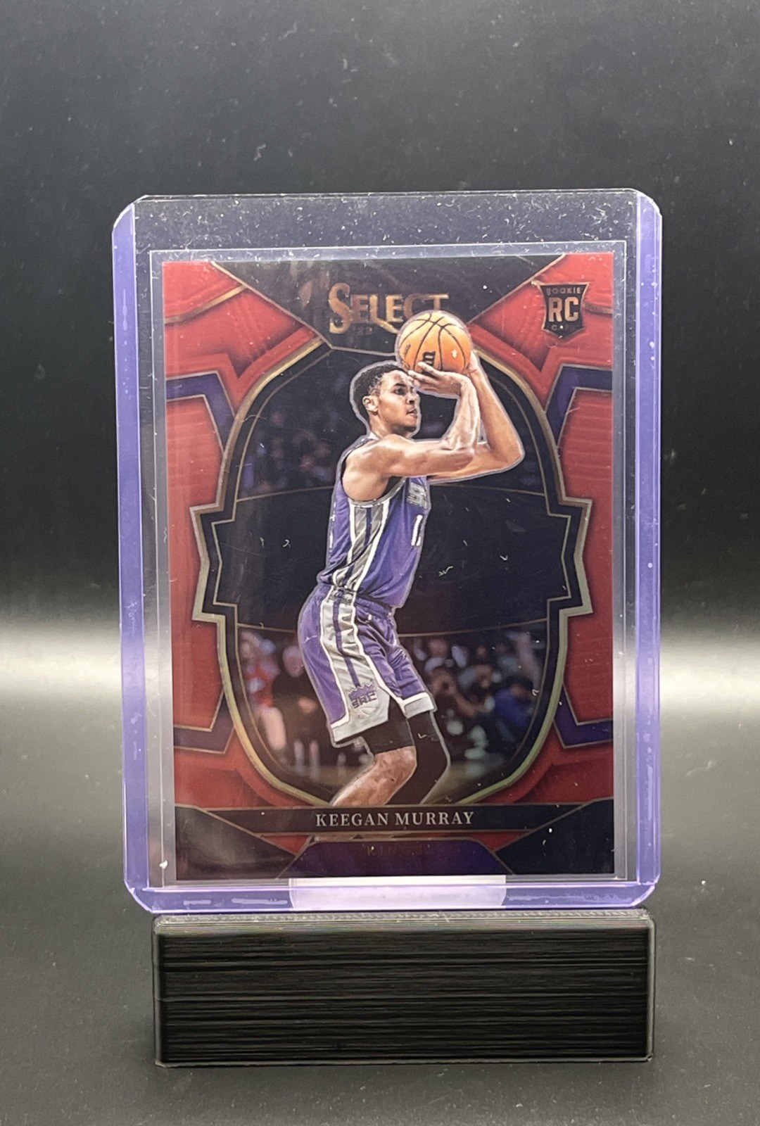 2022-23 Panini Select Keegan Murray RC /199 Red Prizm Rookie #81 Kings  
