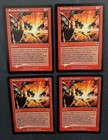 MTG 4X FOIL ONSLAUGHT ERRATIC EXPLOSION NM MAGIC THE GATHERING COMMON SORCERY