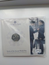 2025 Royal Mint Stories Of The Second World War B/u 50p Coin Presentation Pack