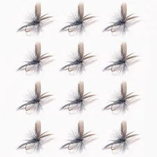 1 DOZ (12) Blue Dun 12-Pack Size 14, 18 – Trout Fly