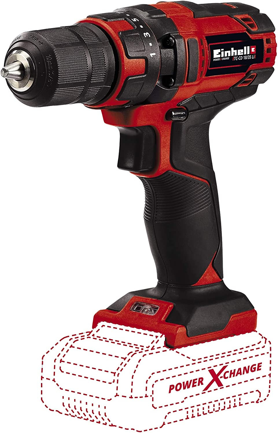 Einhell TC-CD 18/35 Li Solo Offerta: Trapano Avvitatore 18V PXC