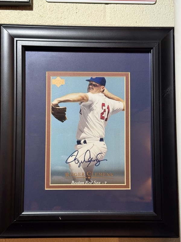 Roger Clemens Autograph Signed Photo Boston Red Sox Strikeout Certified COA MLB