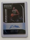 2018-19 Panini Threads Jarrett Allen Signage Auto #9 Brooklyn Nets Insert