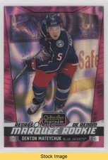 2024-25 O-Pee-Chee Platinum Marquee Rookies Pink Magma Denton Mateychuk READ 5ya