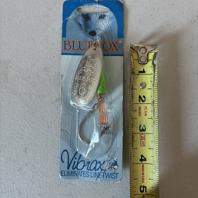 Blue Fox      Vibrax         Mid Depth   #6    Silver/Flo. Green