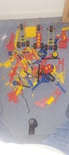 Junior plastic Meccano. mixed bundle. wheels and pulley