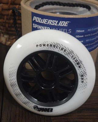 Powerslide Spinner Inline Skate Wheels 110mm 88a - 6 Wheels, Unused Opened