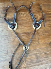 Ovation 5-Point Breastplate - English Breastcollar - Leather Elastic - Padded XF