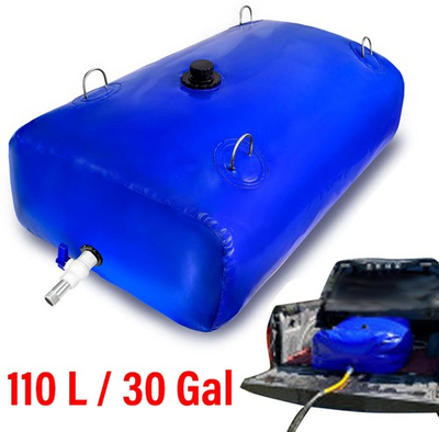 #ad Portable Water Storage Bladder 30 Gallon 110L PVC Collapsible Water Tank Durable $30.98