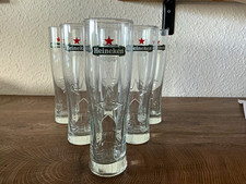 Heineken Star Glass Biergl&auml;ser 0,4 l / 40 cl 6er Set im Originalkarton