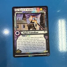 The Sword Of Trunks 11  Foil DBZ TCG Dragon Ball Z Promo Bojack Subset Staple