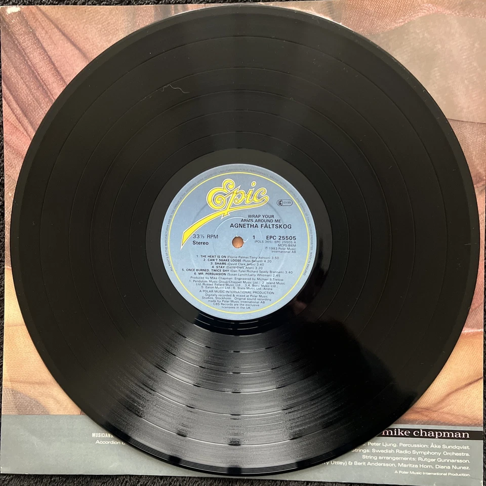 Agnetha Faltskog (ABBA) – Wrap Your Arms Around Me LP 1983 TESTED EX/VG+ VIDEO - Image 3 of 4