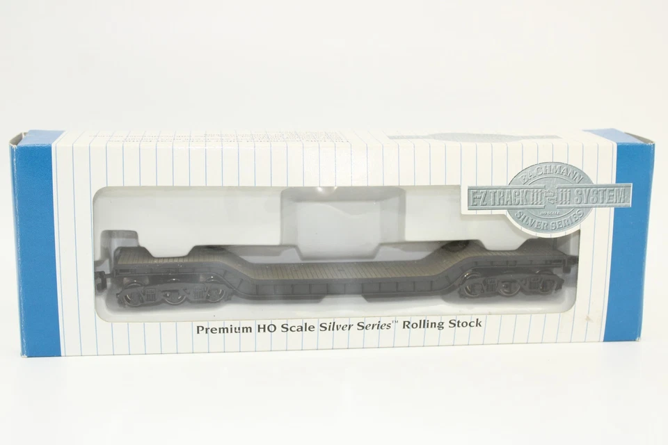 Bachmann HO Scale 52' Depressed Center Flat Car w/ No Load NIB 18349 - Image 3 of 3