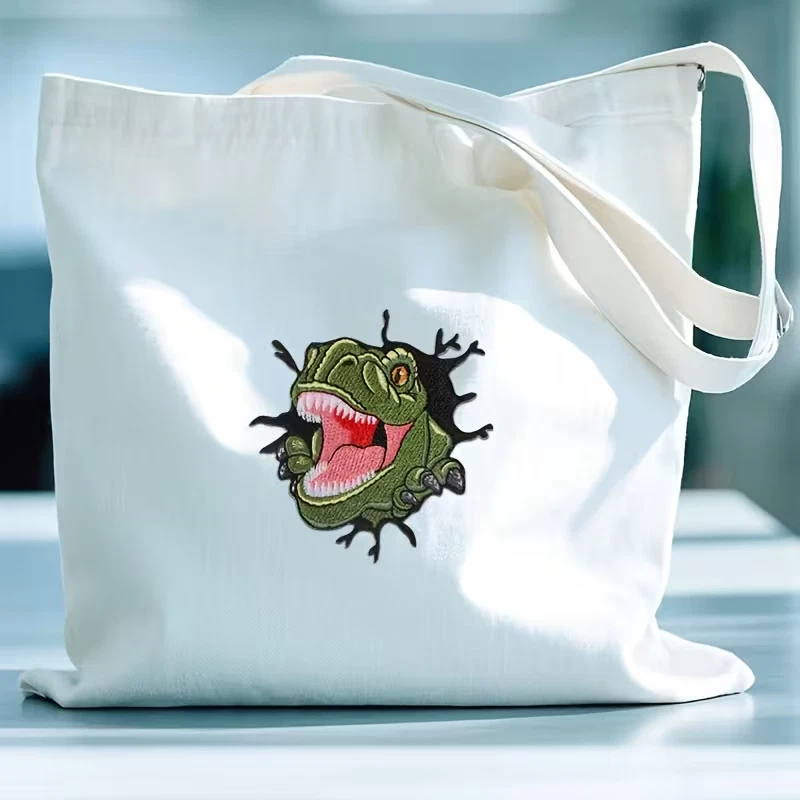 Dinosaur Embroidered iron on Patch 3 x 3 inch - Image 3 of 4